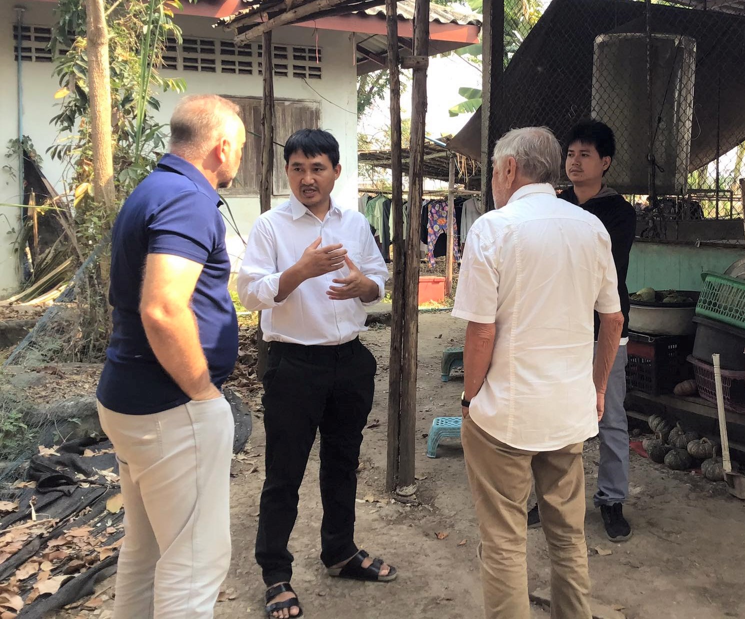 Paul and Garry visiting partners in Mae Sot